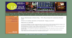 Desktop Screenshot of lacavashop.com