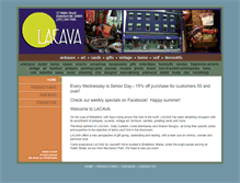 Tablet Screenshot of lacavashop.com